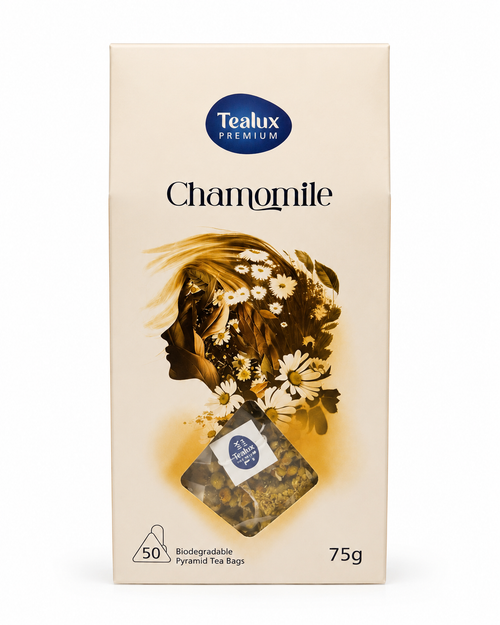 Tealux Chamomile Pyramid Tea Bags 50 Pack
